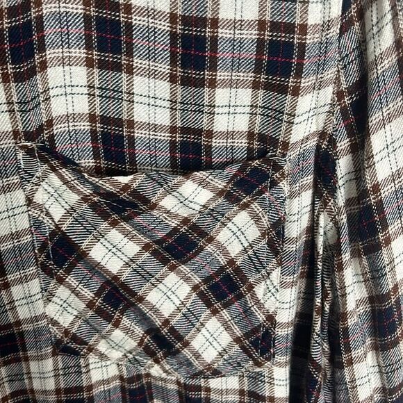 Lucky Brand plaid button up long sleeve shirt - Picture 2 of 6